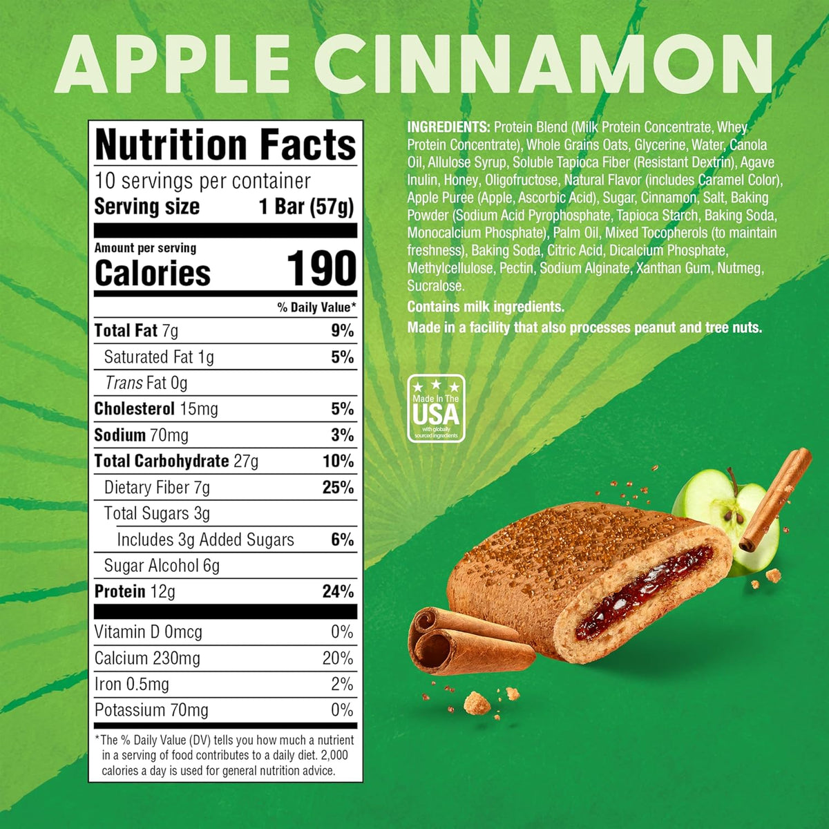 Pure Protein Soft Baked Protein Bars - Apple Cinnamon