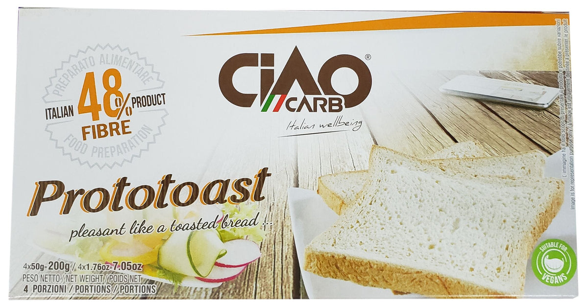Ciao Carb Low Carb Proto Toast, Original / One Box.