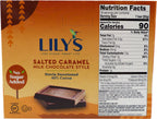 Lily's Milk Chocolate Style Bar - Salted Caramel 18 mini bars