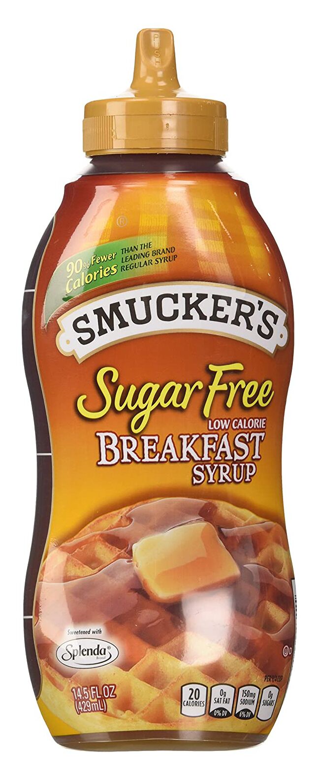 Smuckers Sugar Free Breakfast Syrup 14.5 fl oz.