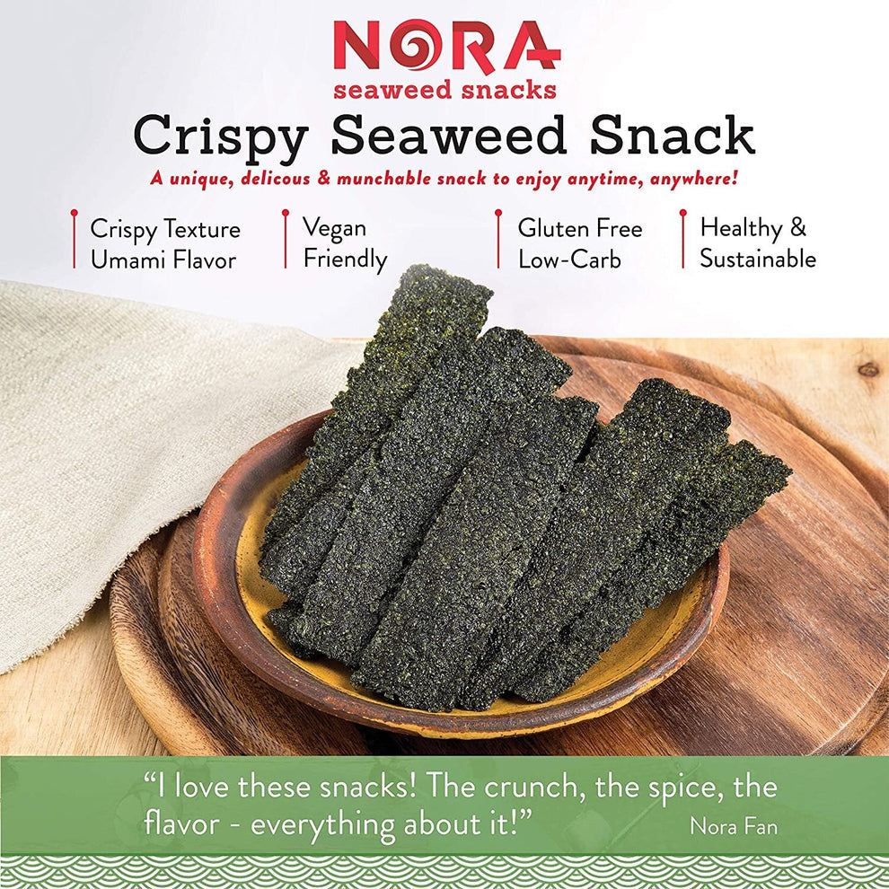 Nora Seaweed Snacks - Crispy Original 1.13 oz
