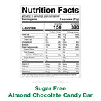 Russell Stover Sugar Free Chocolate Bar - Almond, One Bar