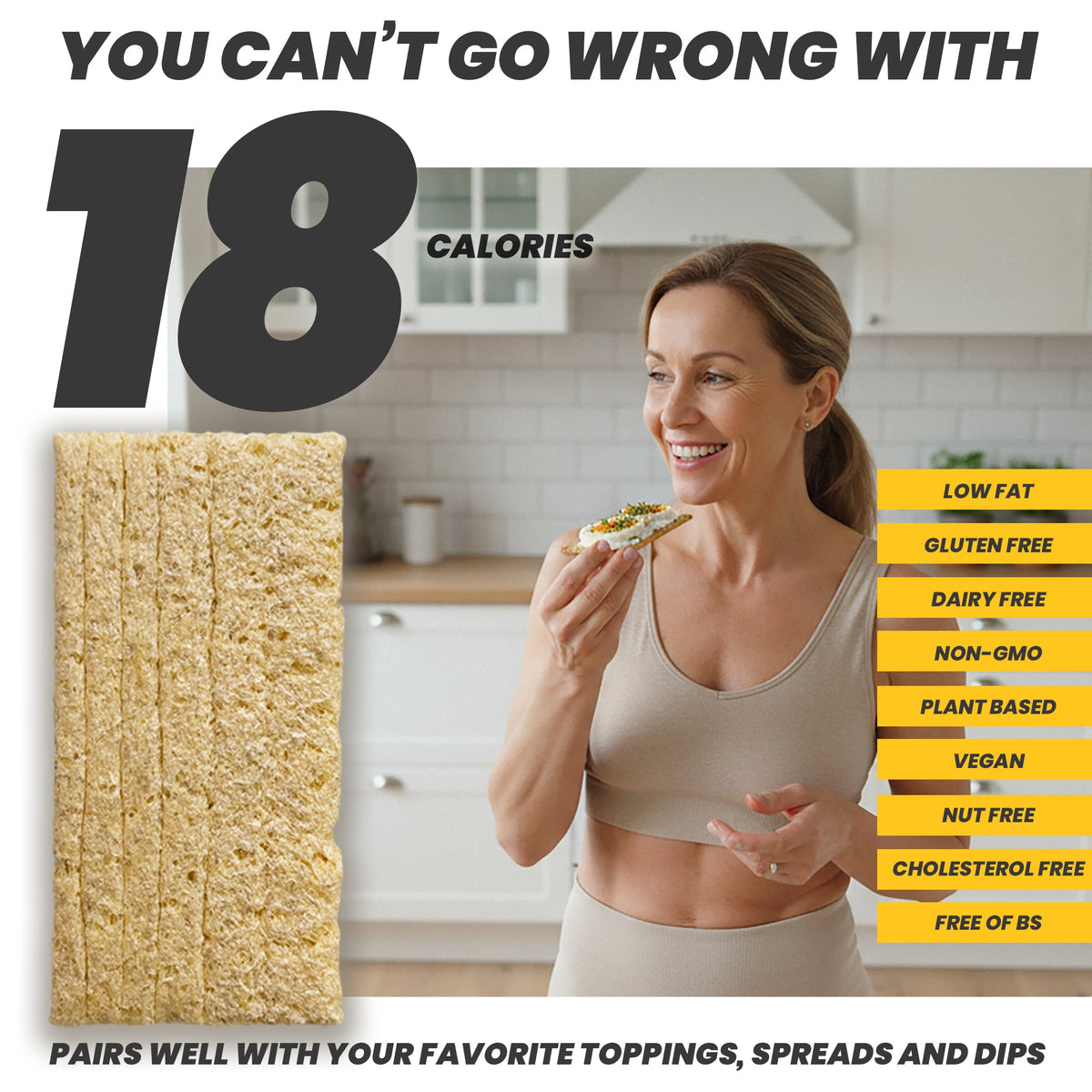 Maszfita Gluten Free Crispbread, 3.5 oz - With Quinoa
