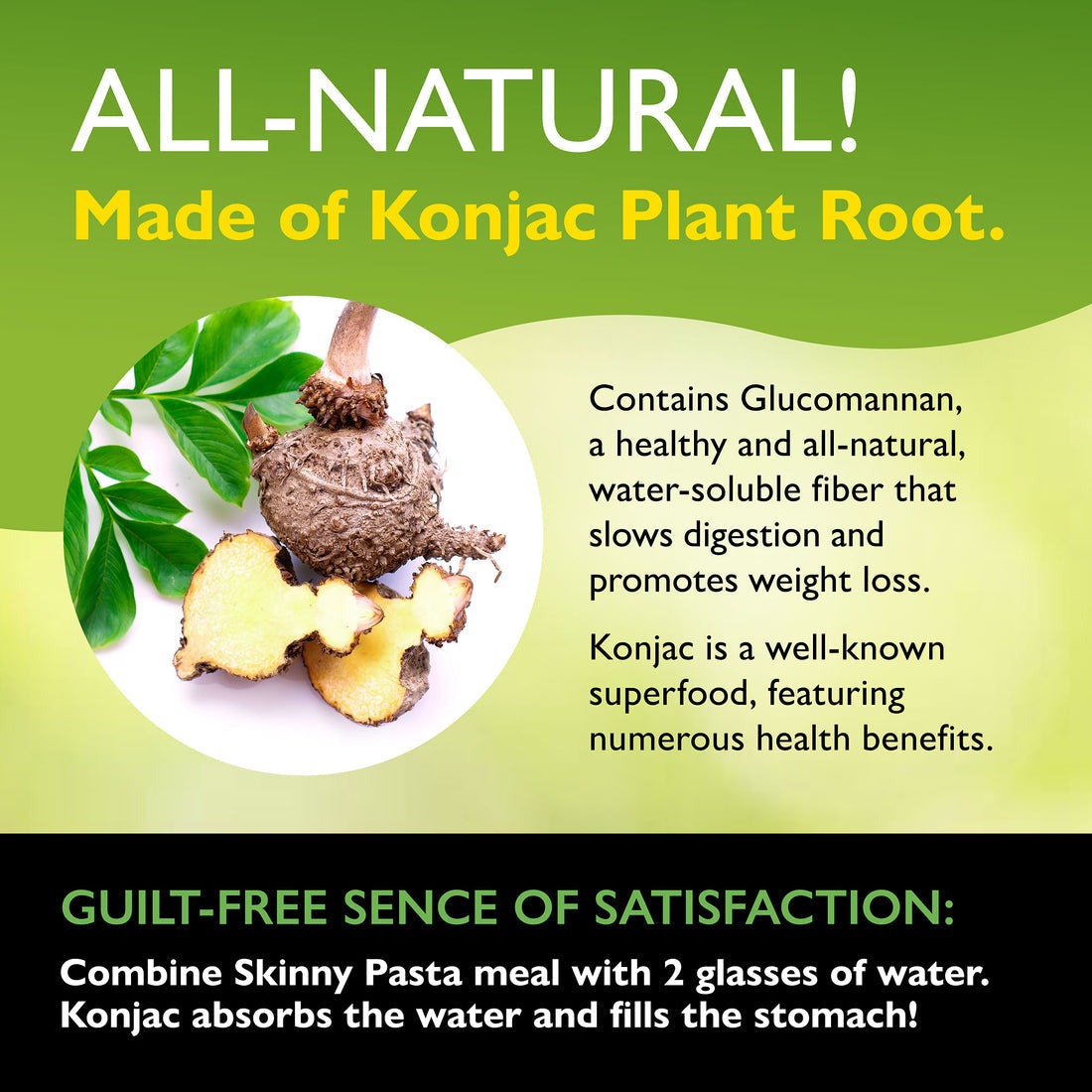 Skinny Pasta Konjac Pasta - 9.52 oz, Fettuccine