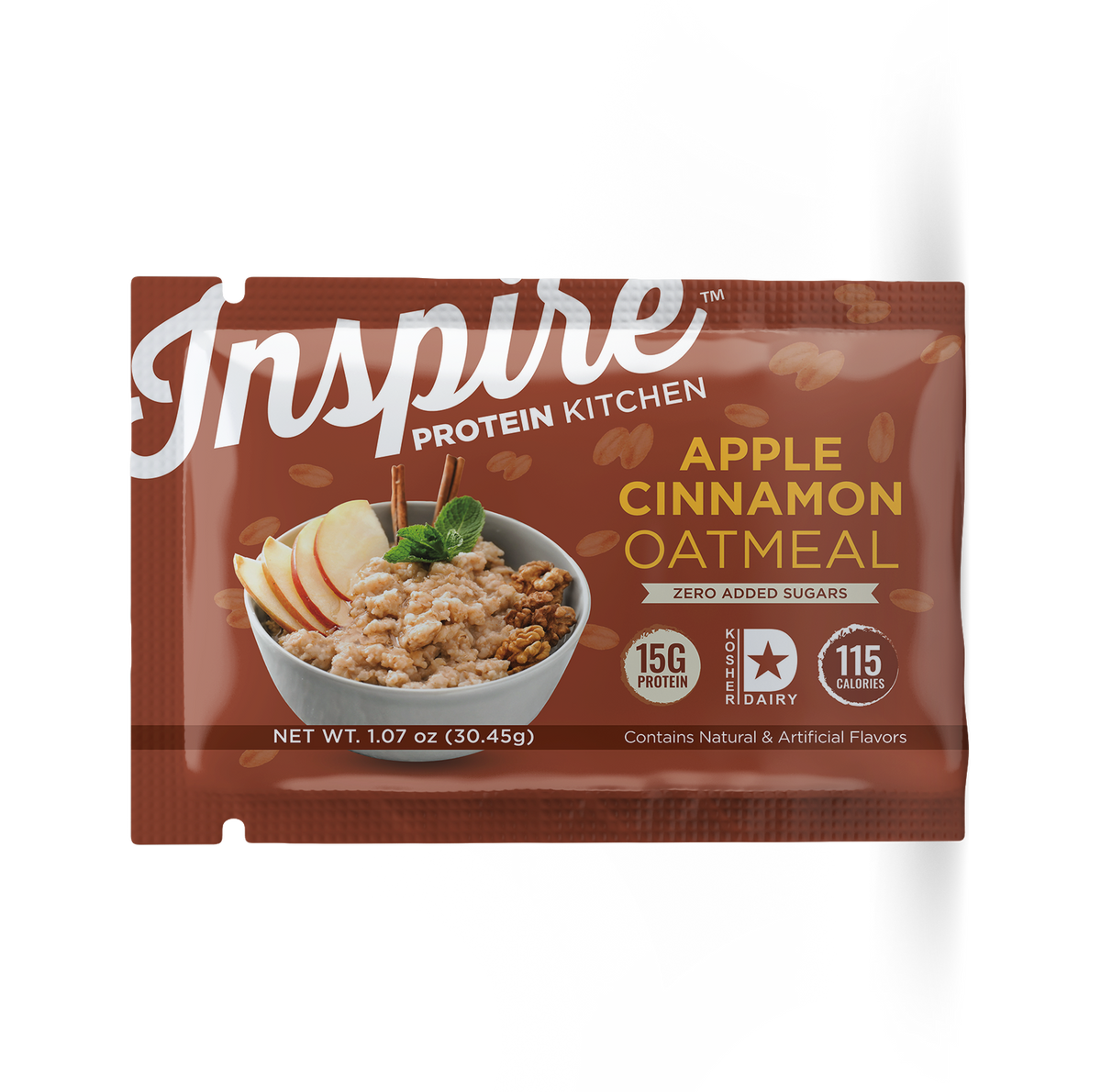 Inspire Protein Kitchen Oatmeal - Apple Cinnamon, One Serving