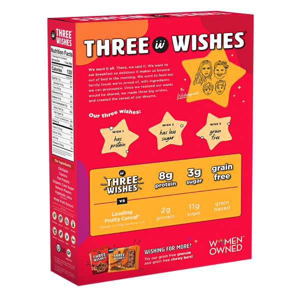 Three Wishes Grain Free Cereal - Fruity