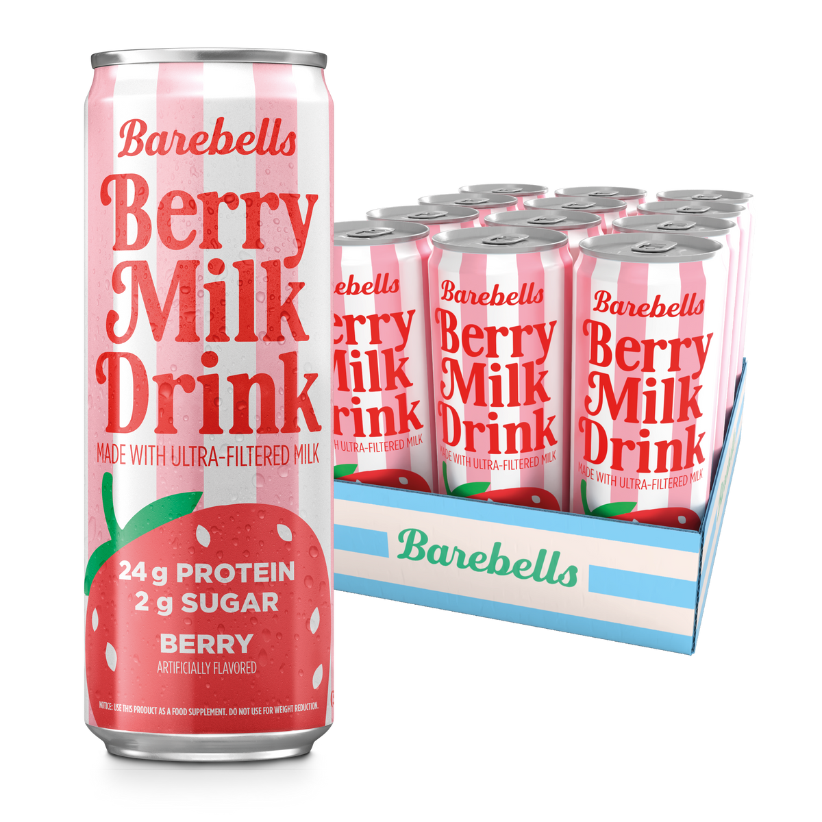 Barebells Milk Drink, Berry.