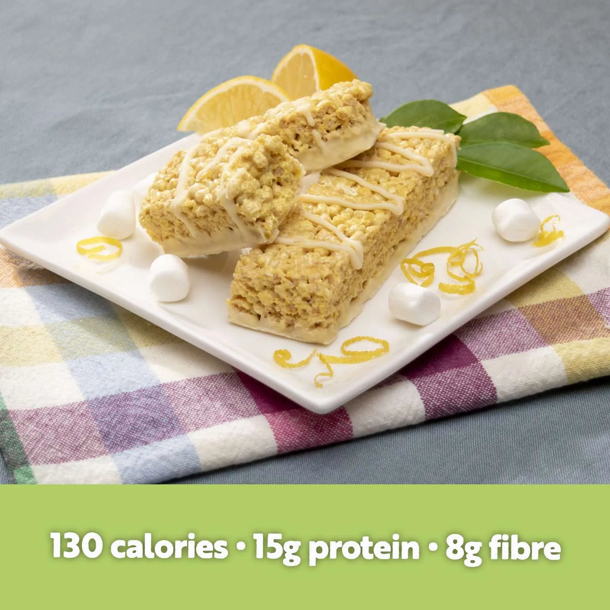 Inspire 15g Protein & Fiber Bars - Fluffy Lemon Crisp - High-quality Protein Bars at Store