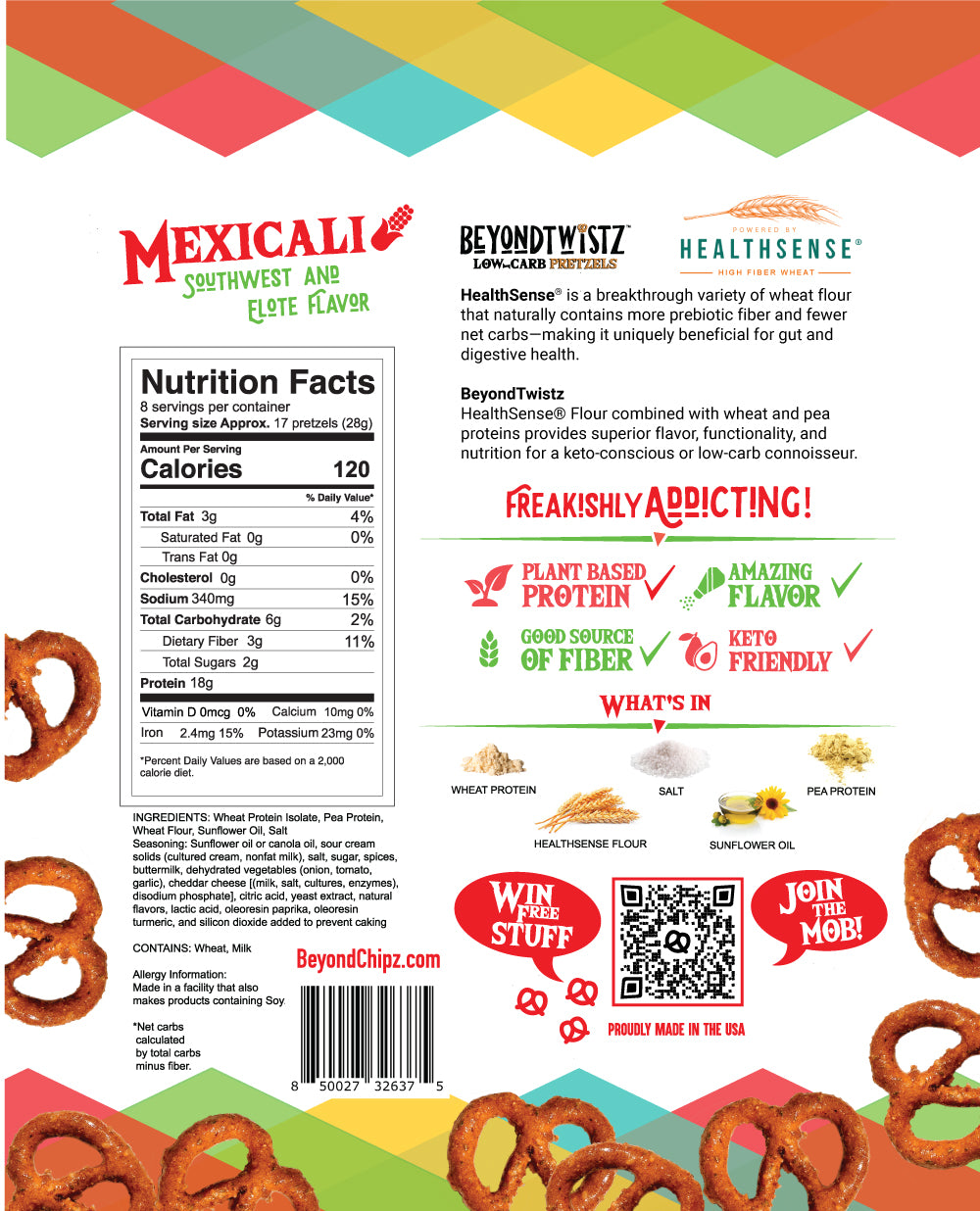 BeyondTwistz Low Carb Pretzels - Mexicali