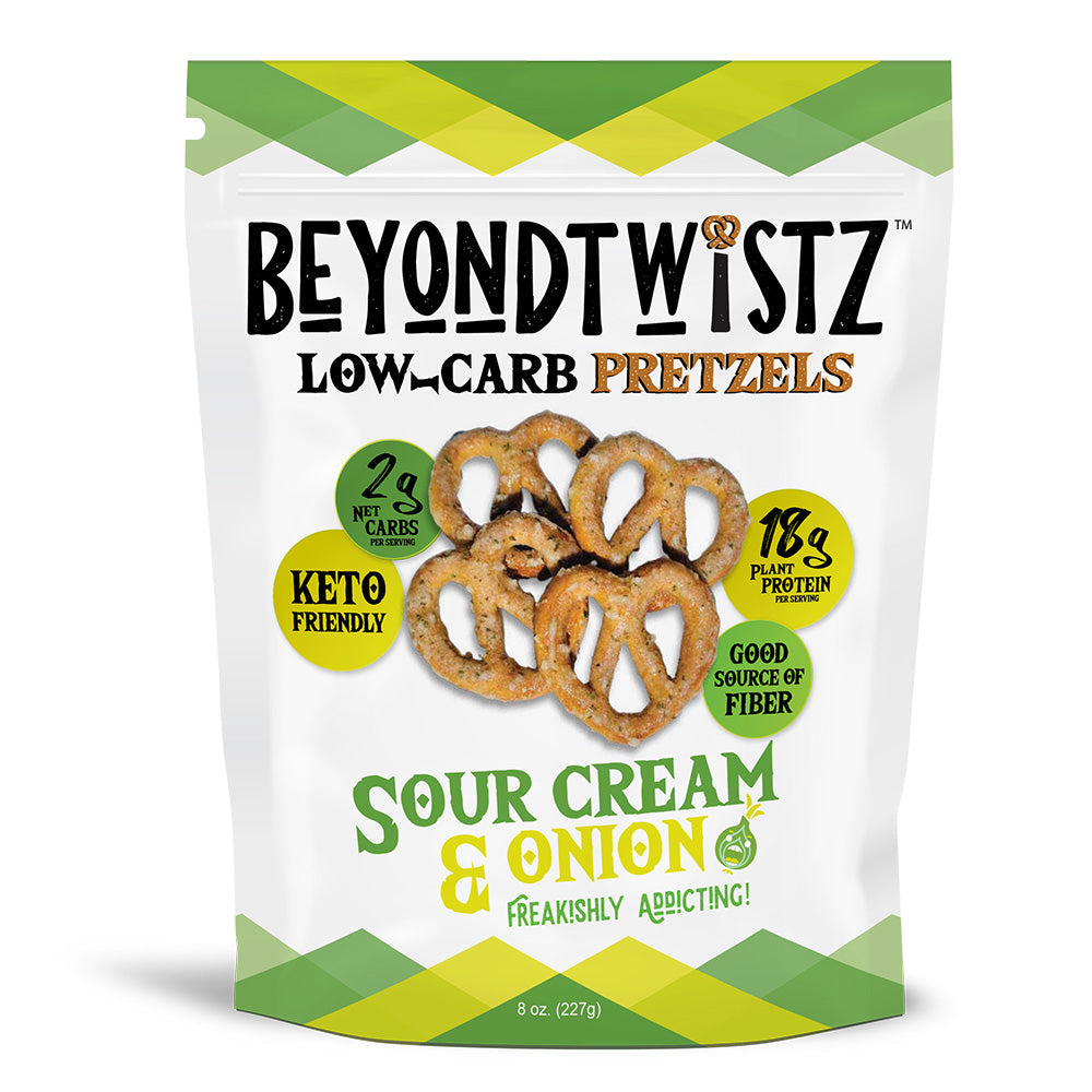 BeyondTwistz Low Carb Pretzels - Sour Cream & Onion