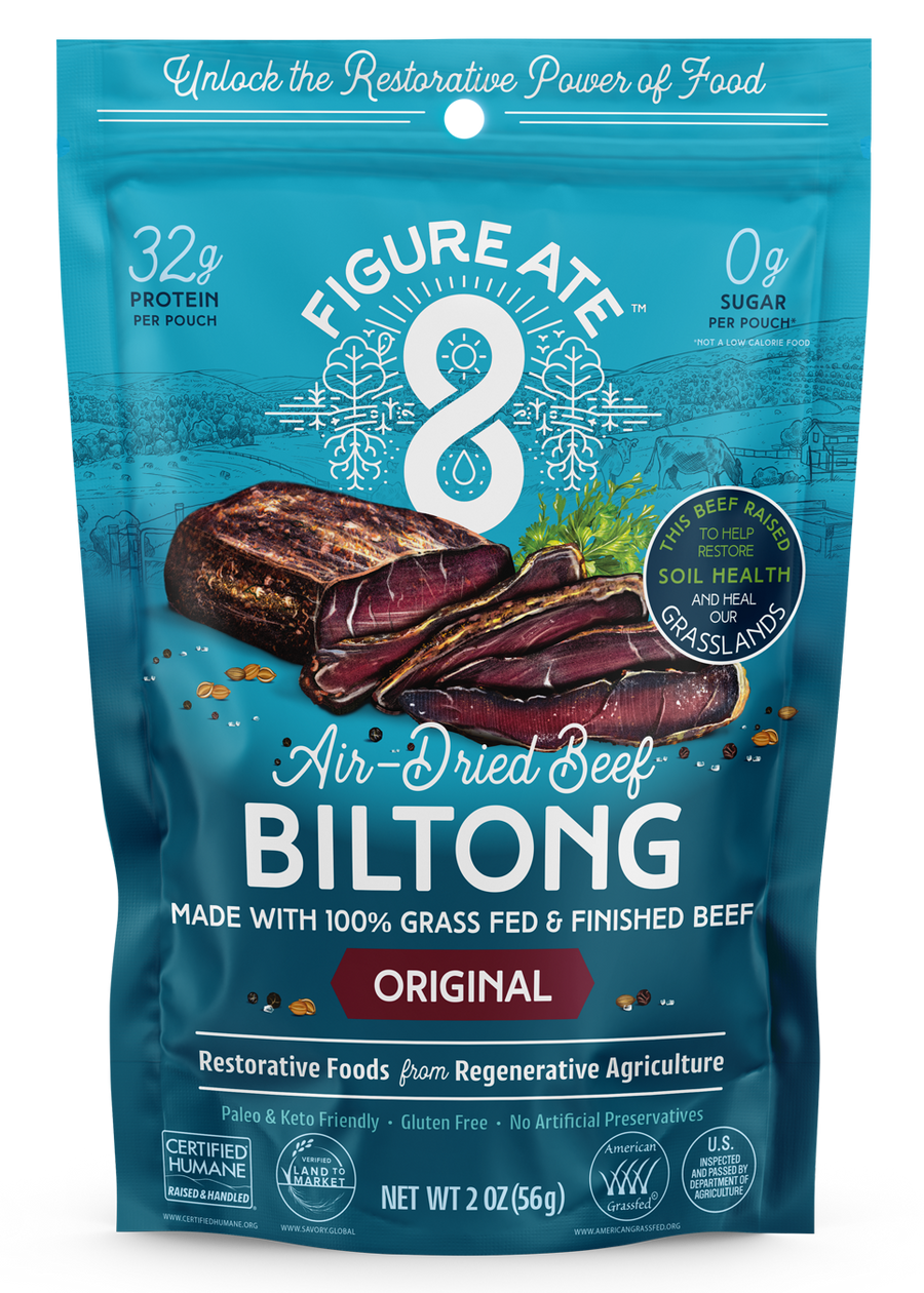 Figure Ate Air-Dried Beef Biltong, 2oz (56g) - Original