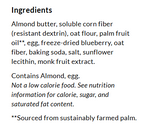 Ingredients for ChocZero Breakfast Biscuits, Blueberry, 9 oz