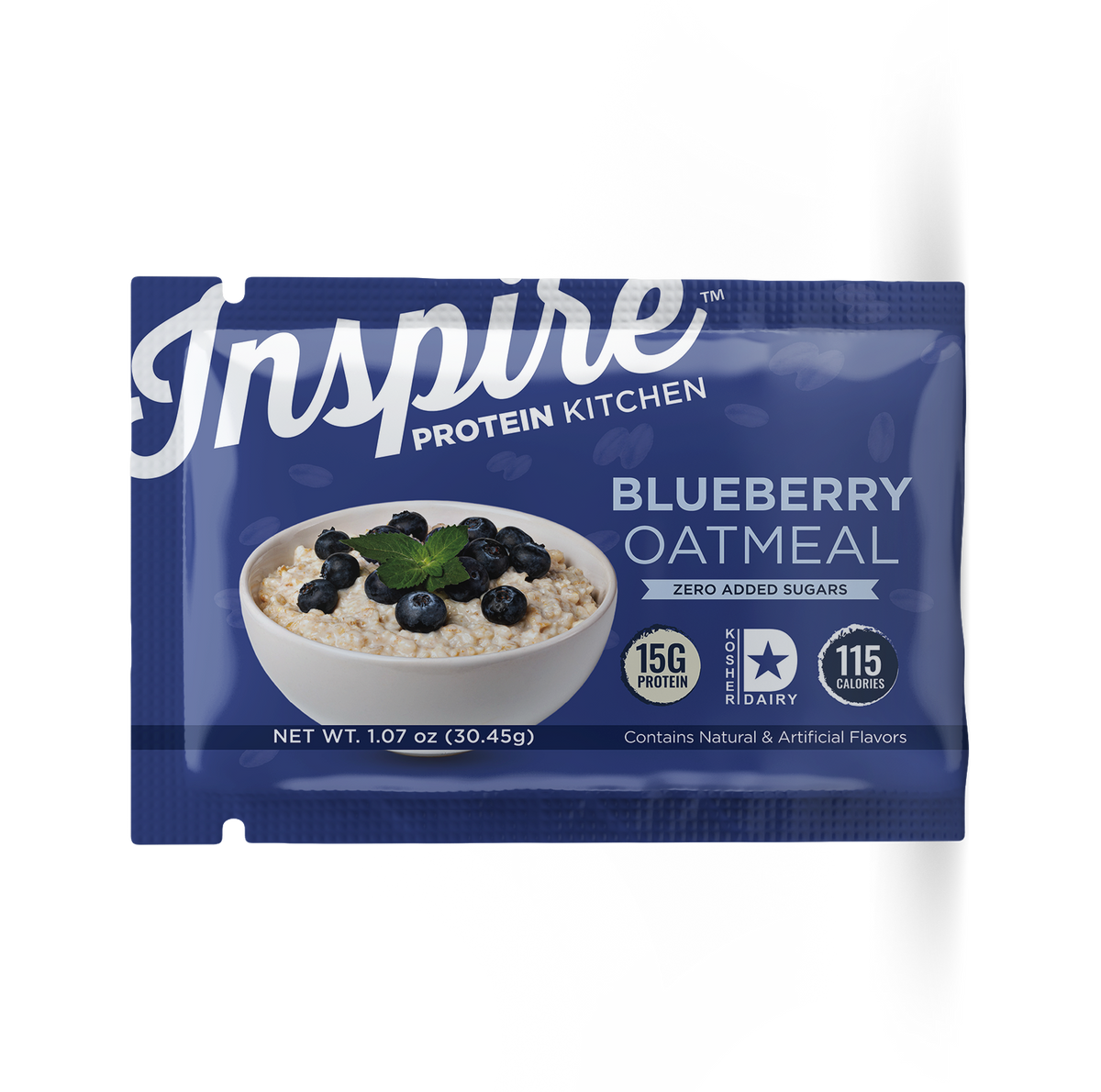 Inspire Protein Kitchen Oatmeal - Blueberry, One Serving