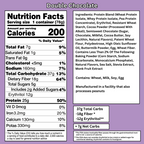 Bootylicious Double Chocolate Nutrition Facts and ingredients