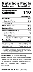 Chike Nutrition High Protein Iced Coffee Single Serving Packets - Chocolate Caramel, One Packet