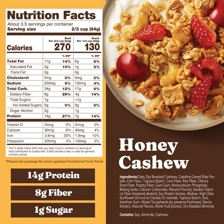 Catalina Crunch Protein Granola, 8 oz - Honey Cashew