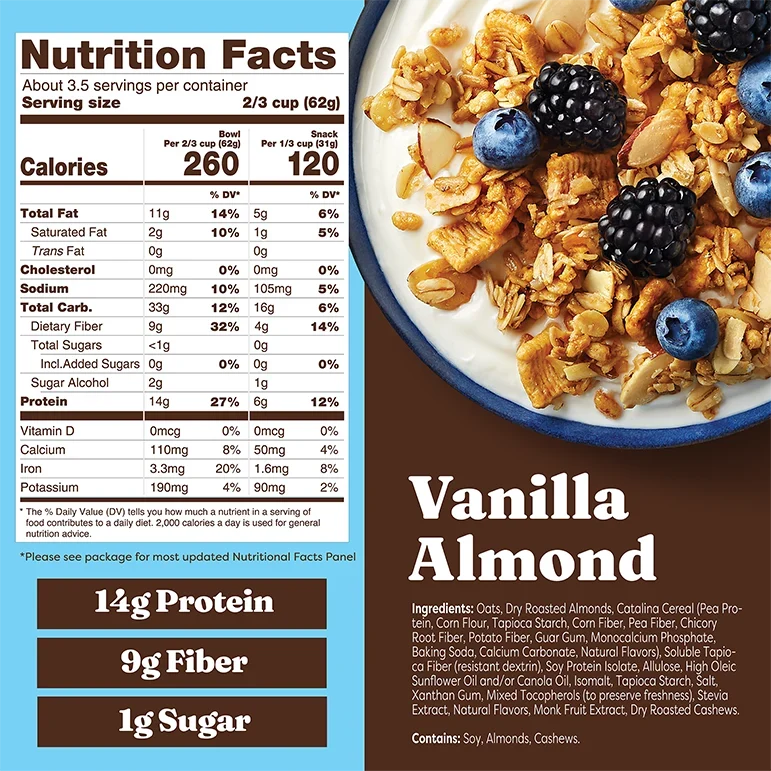 Catalina Crunch Protein Granola, 8 oz - Vanilla Almond