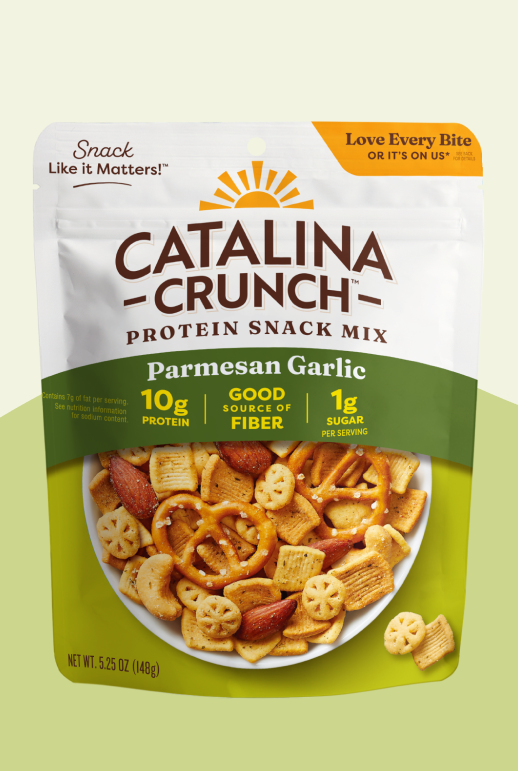 Catalina Crunch Protein Snack Mix - Parmesan Garlic, 5.25 oz