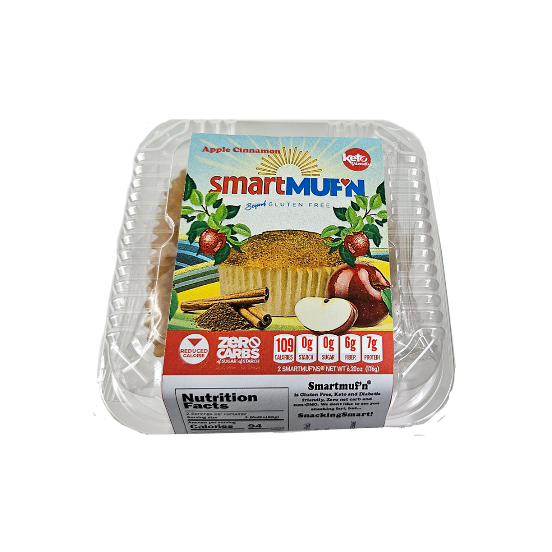 Smart Baking Company SmartMuf'n - Apple Cinnamon, 2 muf'ns