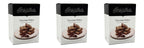 Three boxes of Inspire Chocolate Wafers are displayed, each featuring a stack of chocolate wafers on a decorative plate, emphasizing the product's natural and artificial flavors.