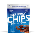 High Protein Beef Jerky Chips by Wicked Cutz - Cracked Pepper