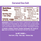 Munk Pack Keto Nut & Seed Bar, 12 Bars - Caramel Sea Salt