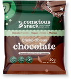 ConsciouSnack Obleas Amaranth Wafers by Snackever - Chocolate Choko, One Pack