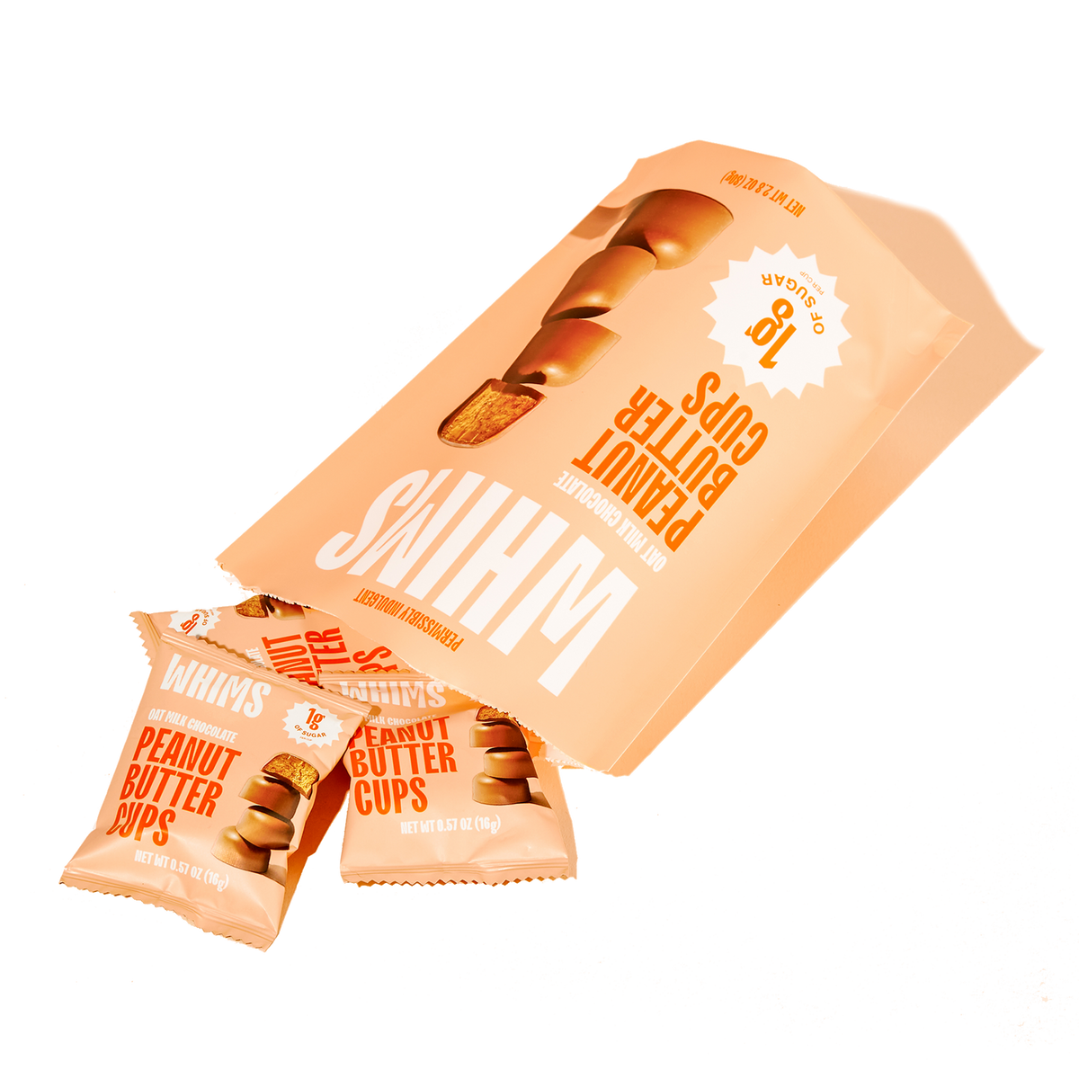 WHIMS Oat Milk Chocolate - Peanut Butter Cups, 2.8oz