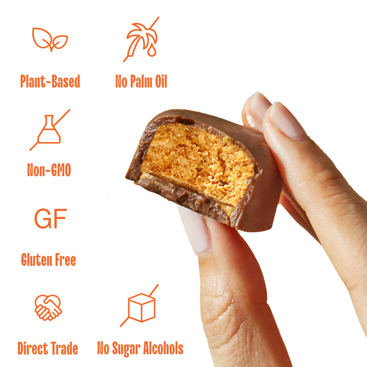WHIMS Oat Milk Chocolate - Peanut Butter Cups, 2.8oz