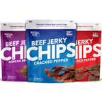 High Protein Beef Jerky Chips by Wicked Cutz - Variety Pack