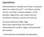 Ingredients for ChocZero Crackers, 8.5 oz