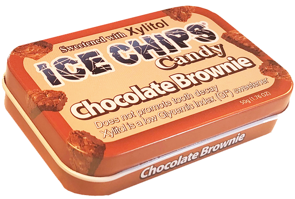 Ice Chips Sugar Free Candy - Chocolate Brownie