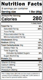 Tide Treats Crispy Rice Protein Bars - Chocolate
