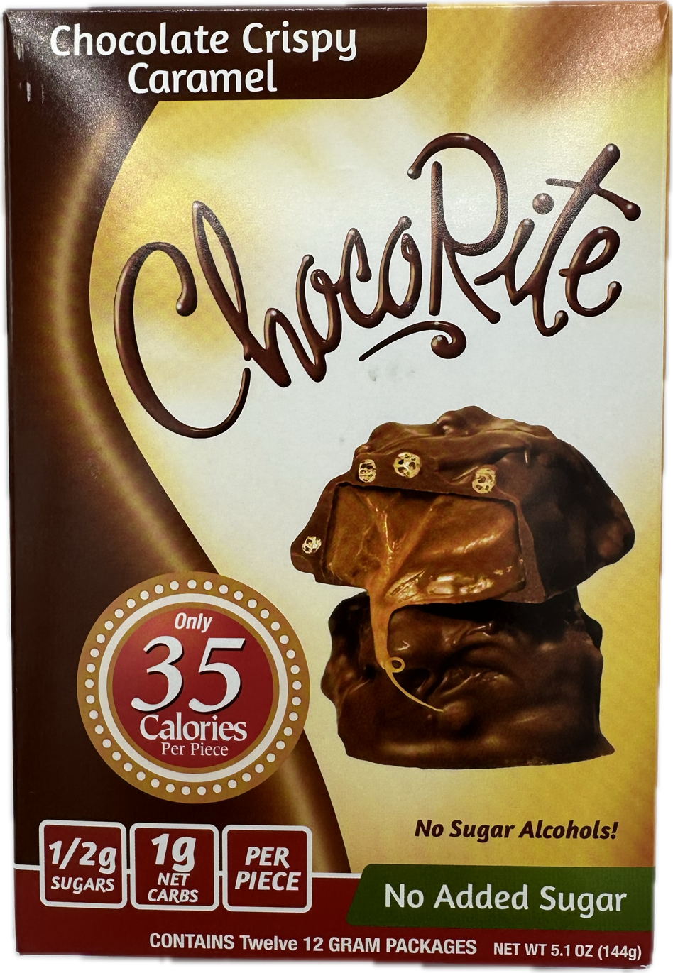 Chocorite Chocolates Crispy Caramel, 12 Bars
