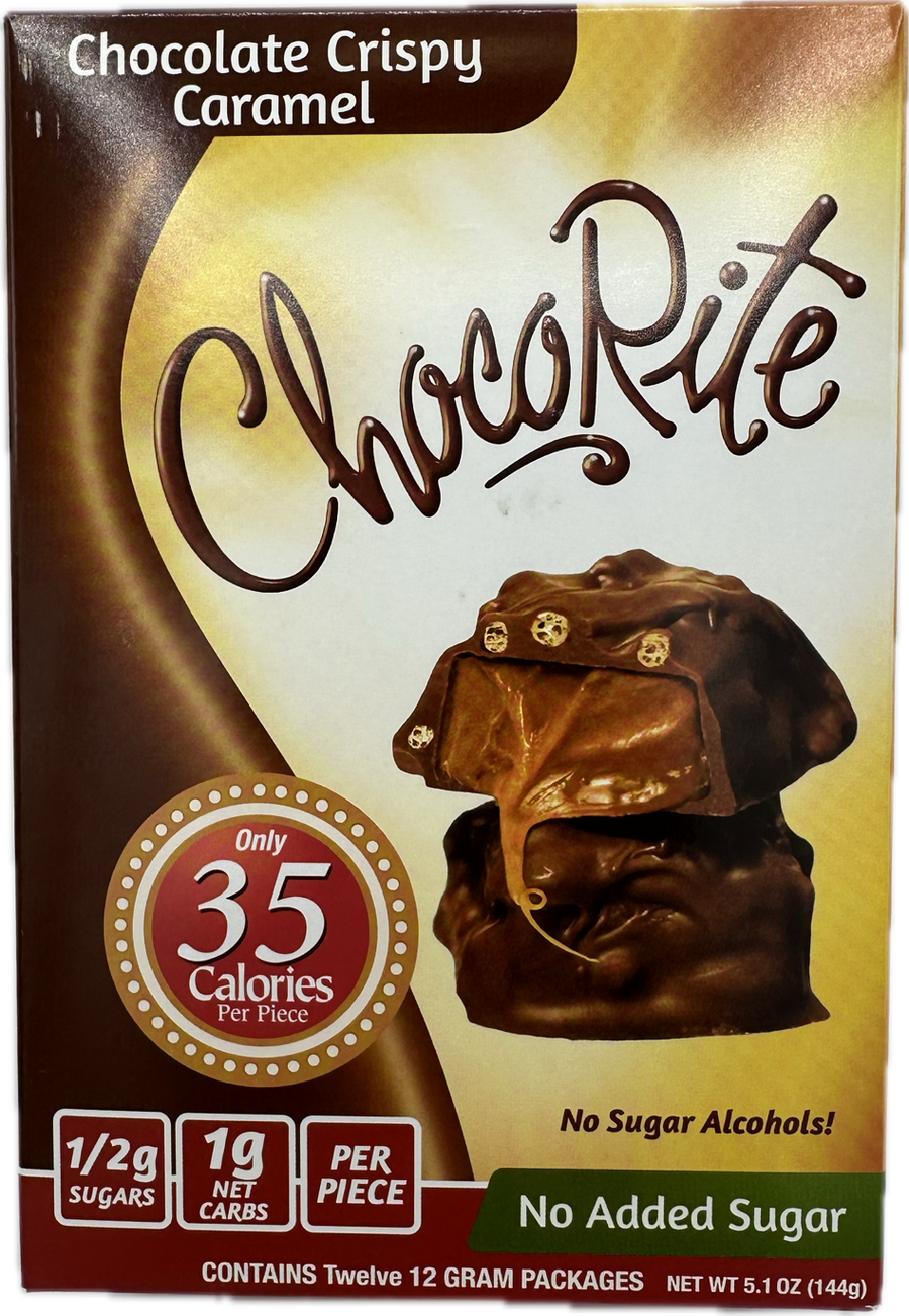 Chocorite Chocolates Crispy Caramel, 12 Bars
