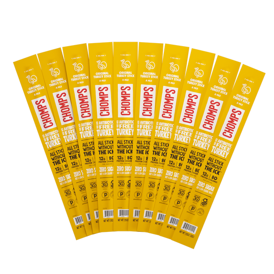 Chomps Meat Sticks - Original Turkey 10-Sticks