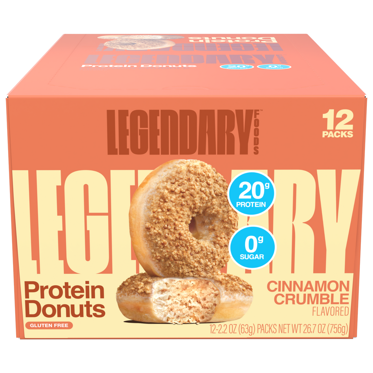 #Flavor_Cinnamon Crumble #Size_12 Pack (24 donuts)
