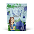 Inspire Clear Whey Protein Powder - Blue Razz - 20 Servings