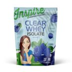 Inspire Clear Whey Protein Powder - Blue Razz - 20 Servings