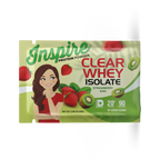Inspire Clear Whey Protein Powder - Strawberry Kiwi - One Serving, One Pack