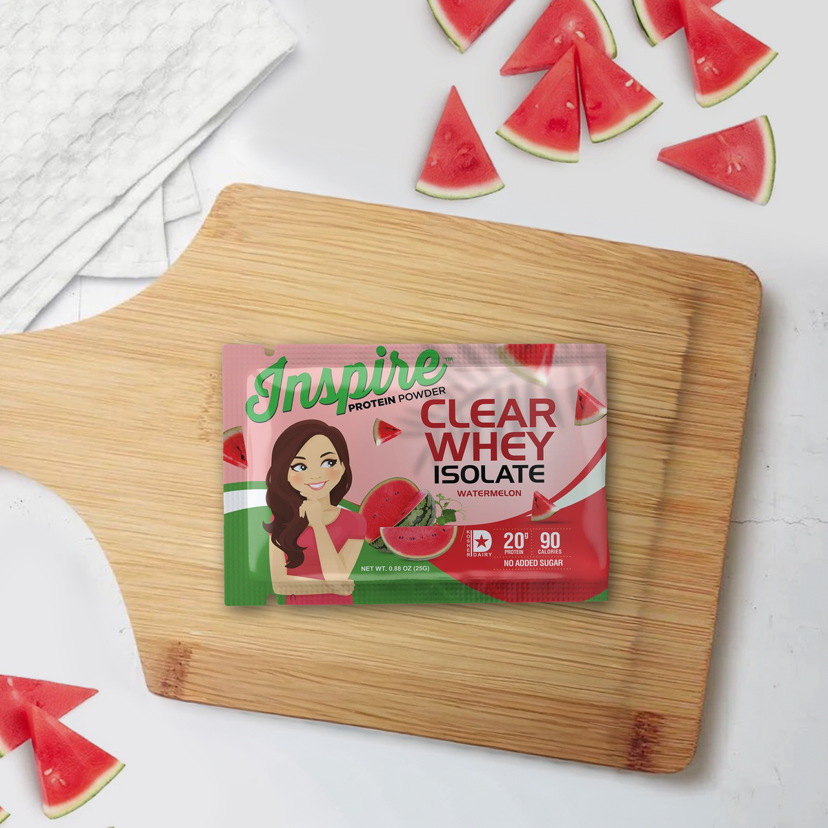 Inspire Clear Whey Protein Powder - Watermelon - One Serving
