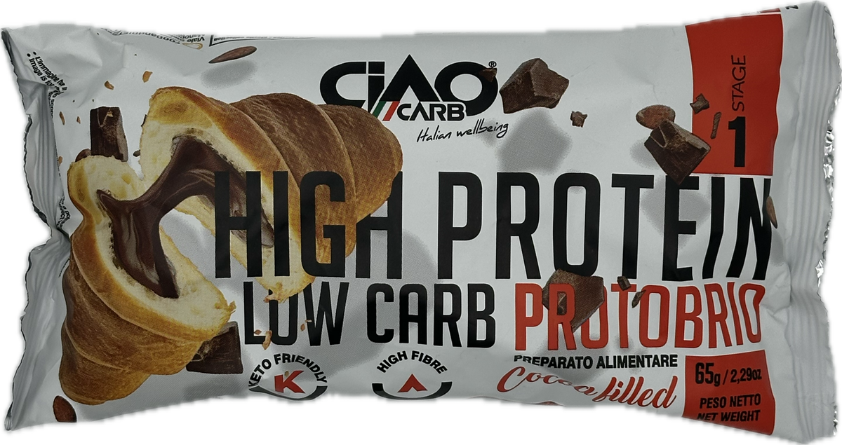 Ciao Carb Protobrio Croissant, Cocoa Filled / 1 croissant.