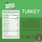 The New Primal Snack Mates Meat Sticks (5 Mini Sticks) - Turkey