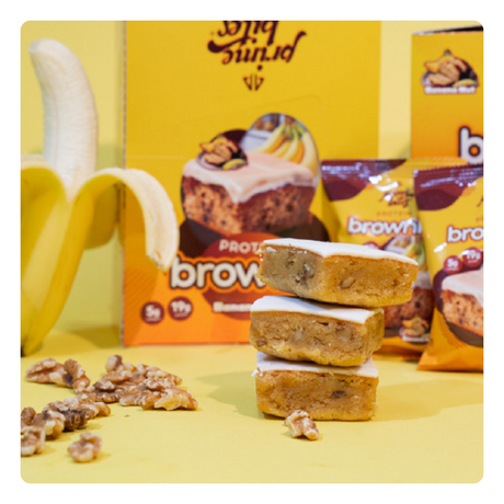 Alpha Prime Bites Protein Brownies - Banana Nut