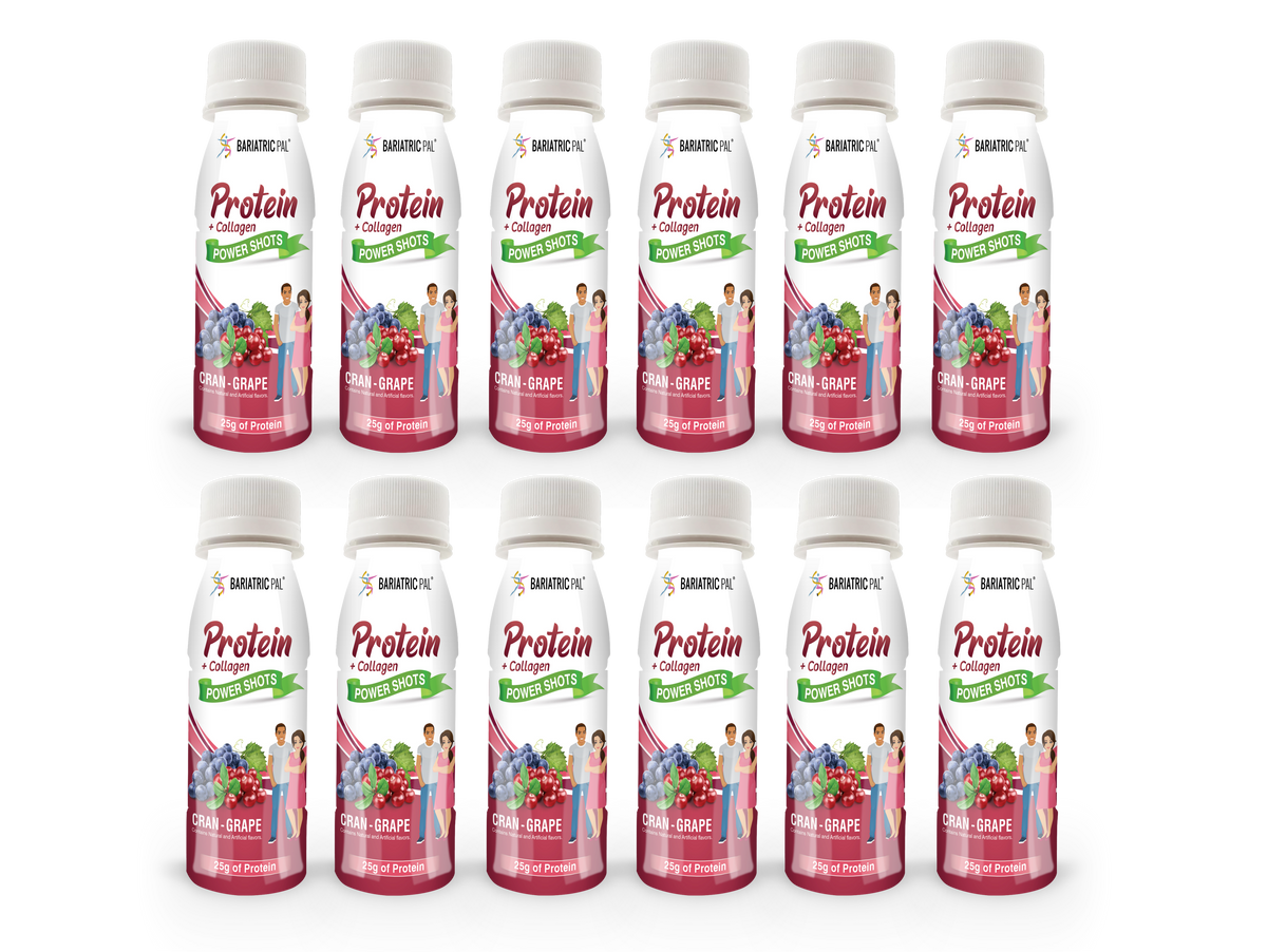 Whey & Collagen Protein Power Shots, Cran Grape, image 10