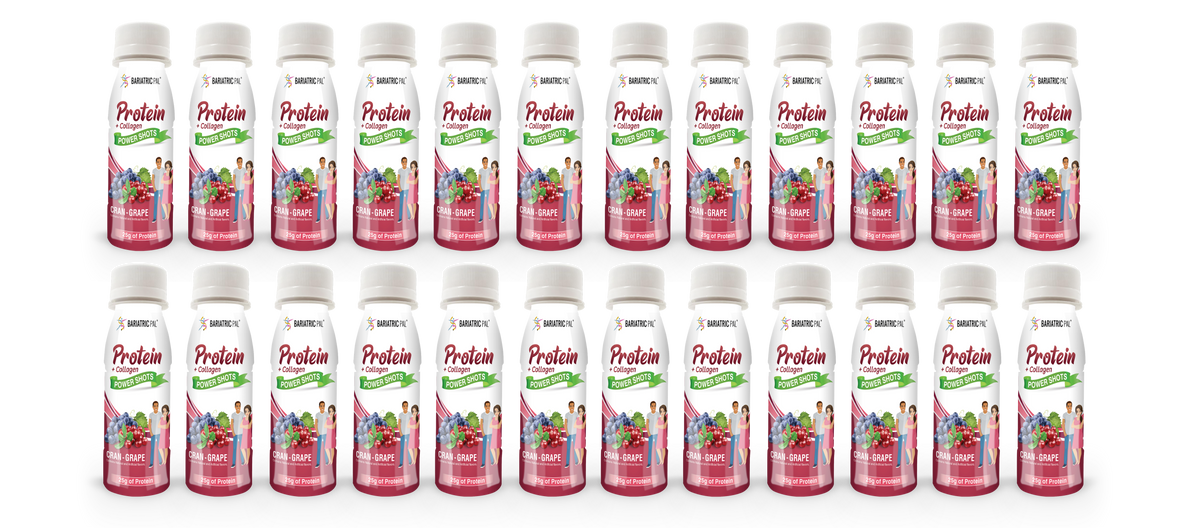 Whey & Collagen Protein Power Shots, Cran Grape, image 11