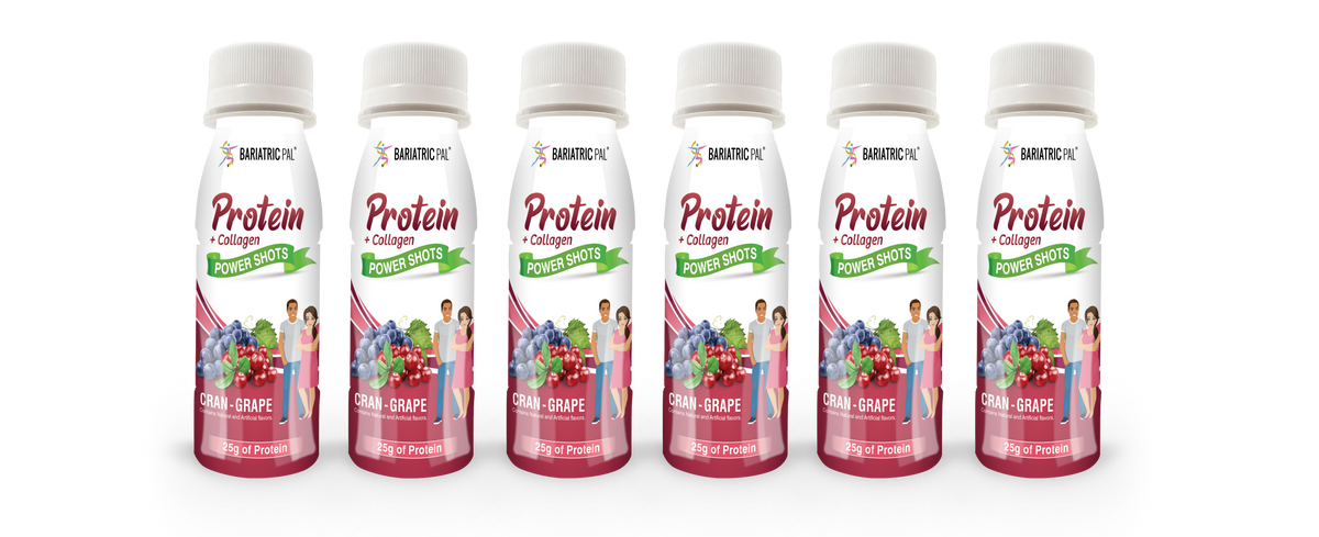 Whey & Collagen Protein Power Shots, Cran Grape, image 9