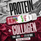 Whey & Collagen Protein Power Shots, Cran Grape, image 3