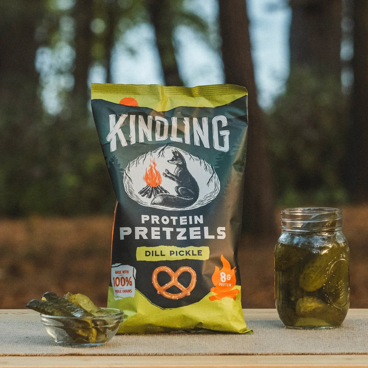 Kindling Protein Pretzels, 6.5oz - Dill Pickle