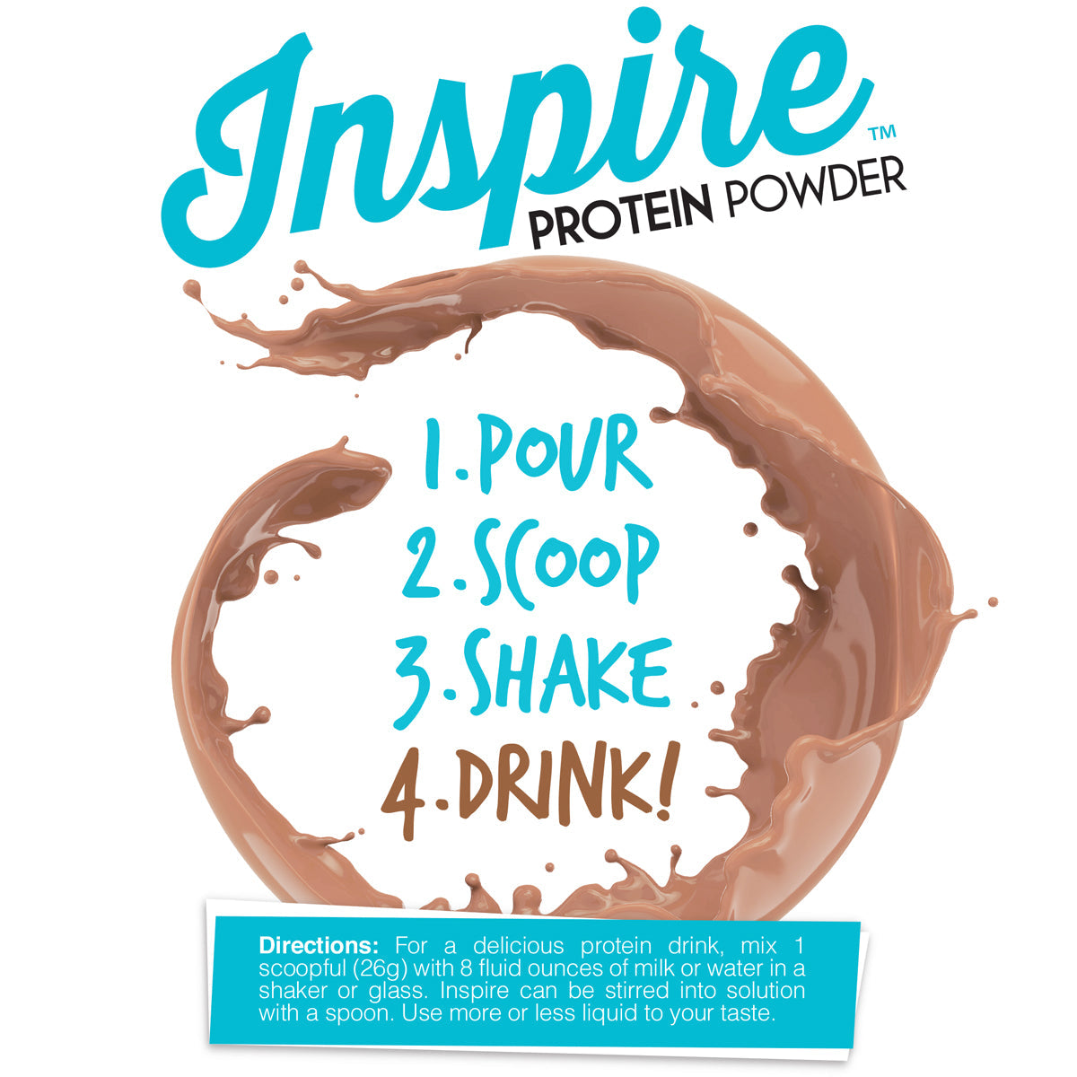 Inspire Milk Chocolate Salted Caramel Protein Powder - High-quality Protein Drinks at Store
